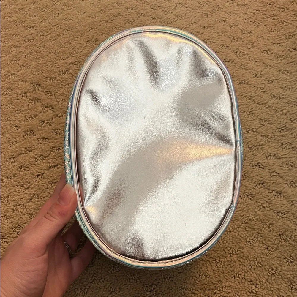 Justice Light Blue Makeup Bag